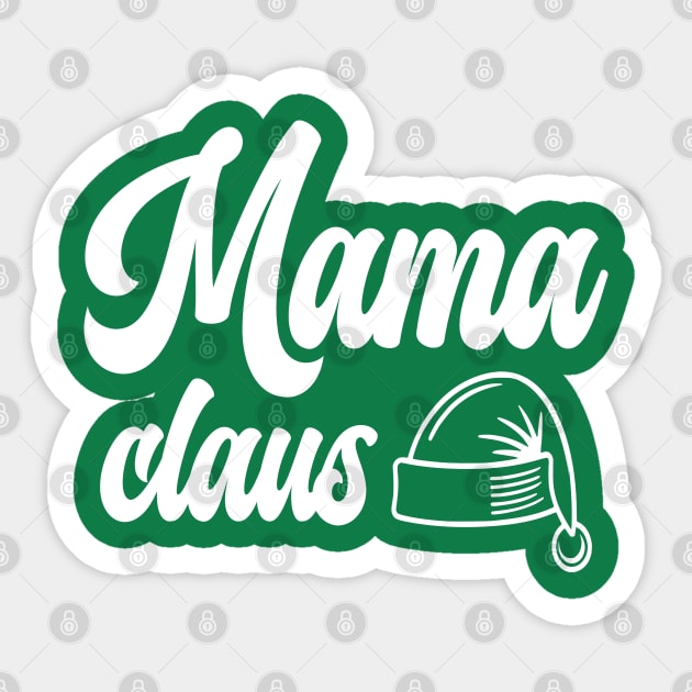 Christmas Family Mama Claus Sticker by JaussZ